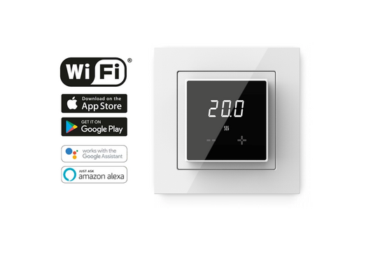 ET44 Digitale WiFi Klokthermostaat ET44-thermostaat (inbouw) | Wit - afb. 3